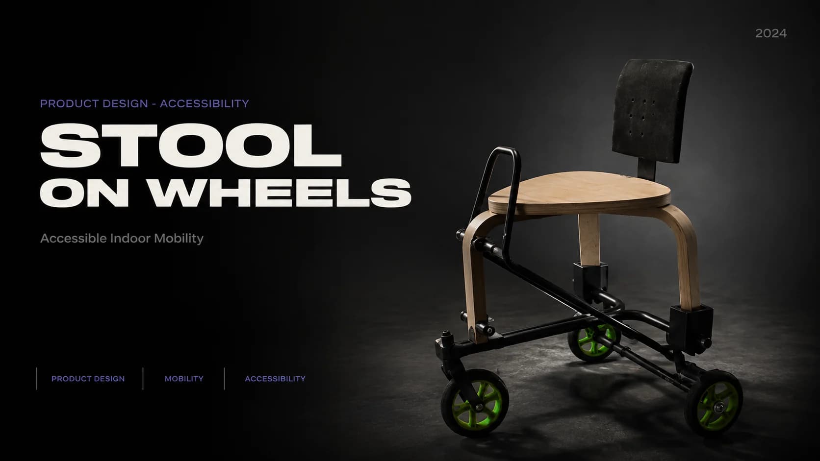 Stool on Wheels